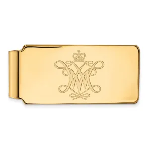 10k Gold College of William and Mary Money Clip