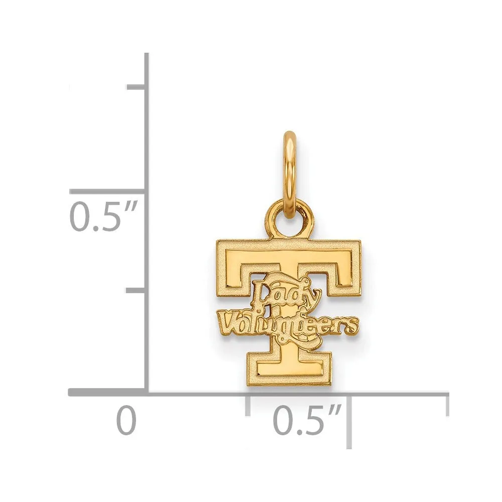 10k Gold University of Tennessee Lady Volunteers Extra Small Pendant