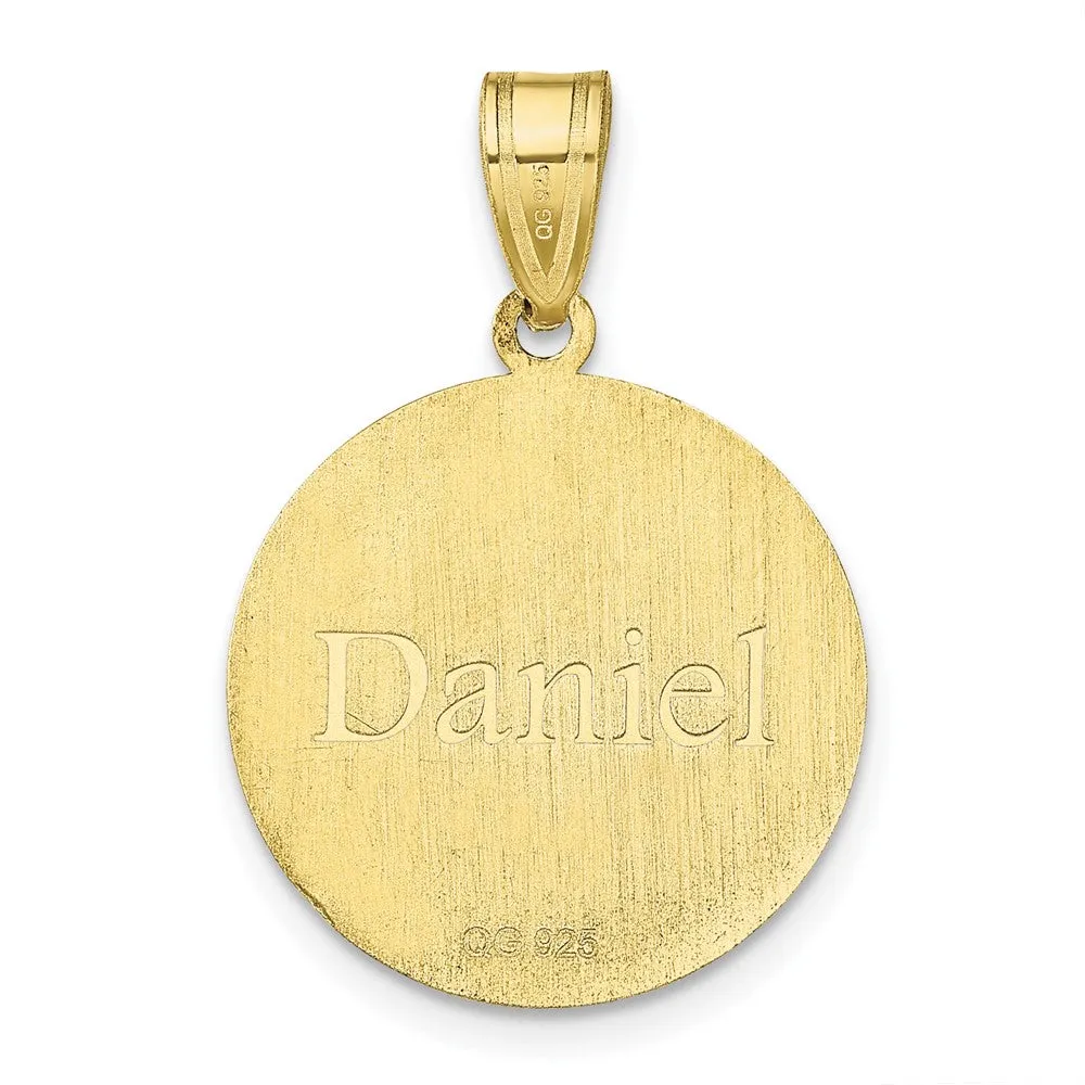 10KY Personalized Baseball Pendant
