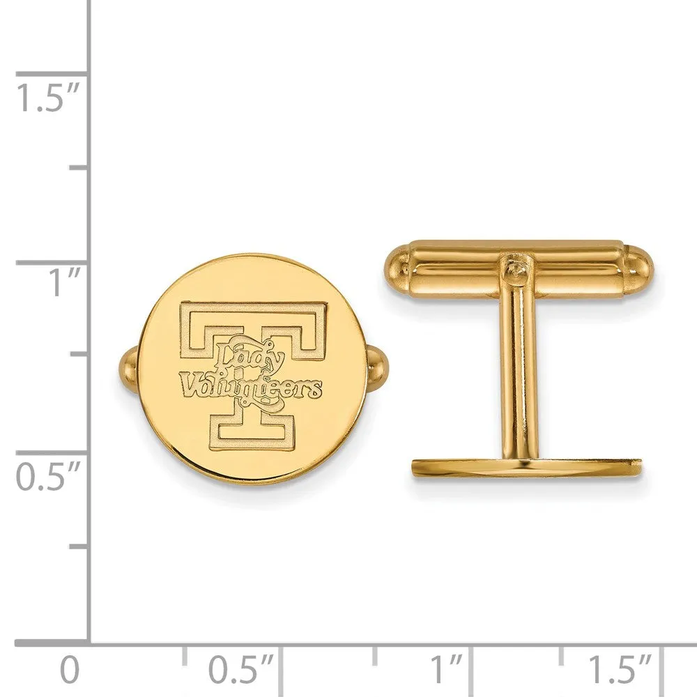 14k Gold University of Tennessee Lady Volunteers Cuff Links