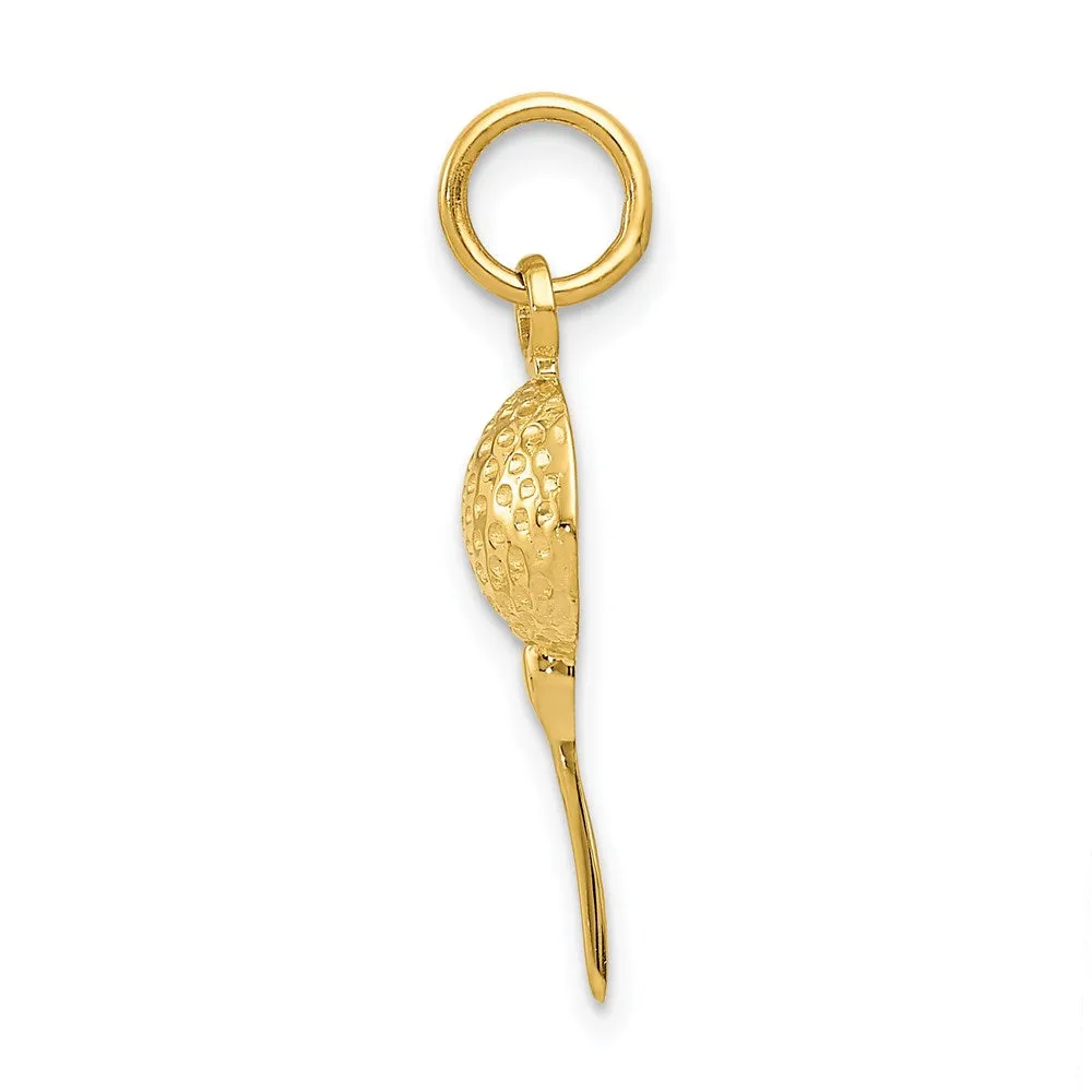 14k Golf Ball Charm