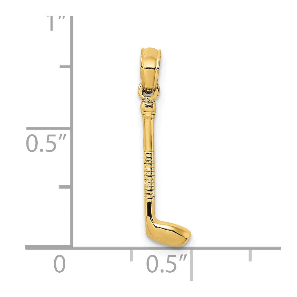 14k Golf Club Charm