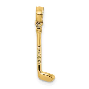 14k Golf Club Charm