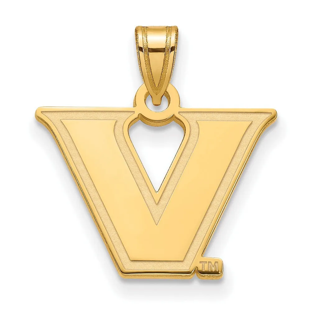 14ky Vanderbilt University Small Pendant