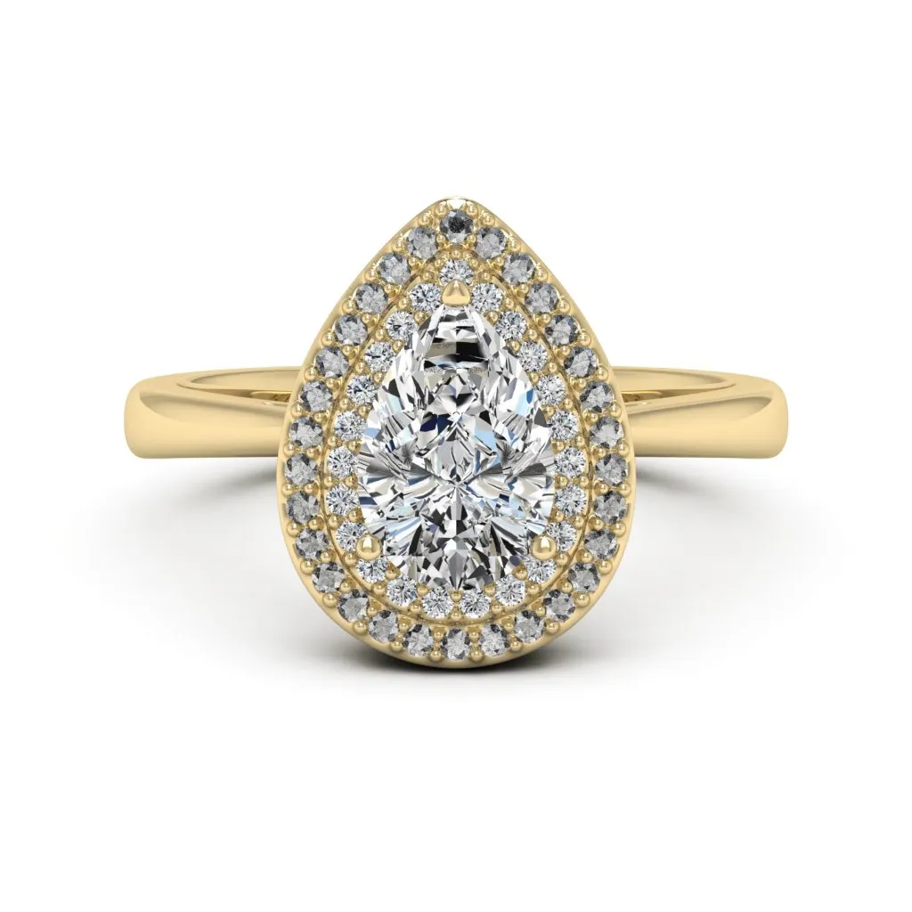 1.77 d.e.w cts Heather Moissanite Ring