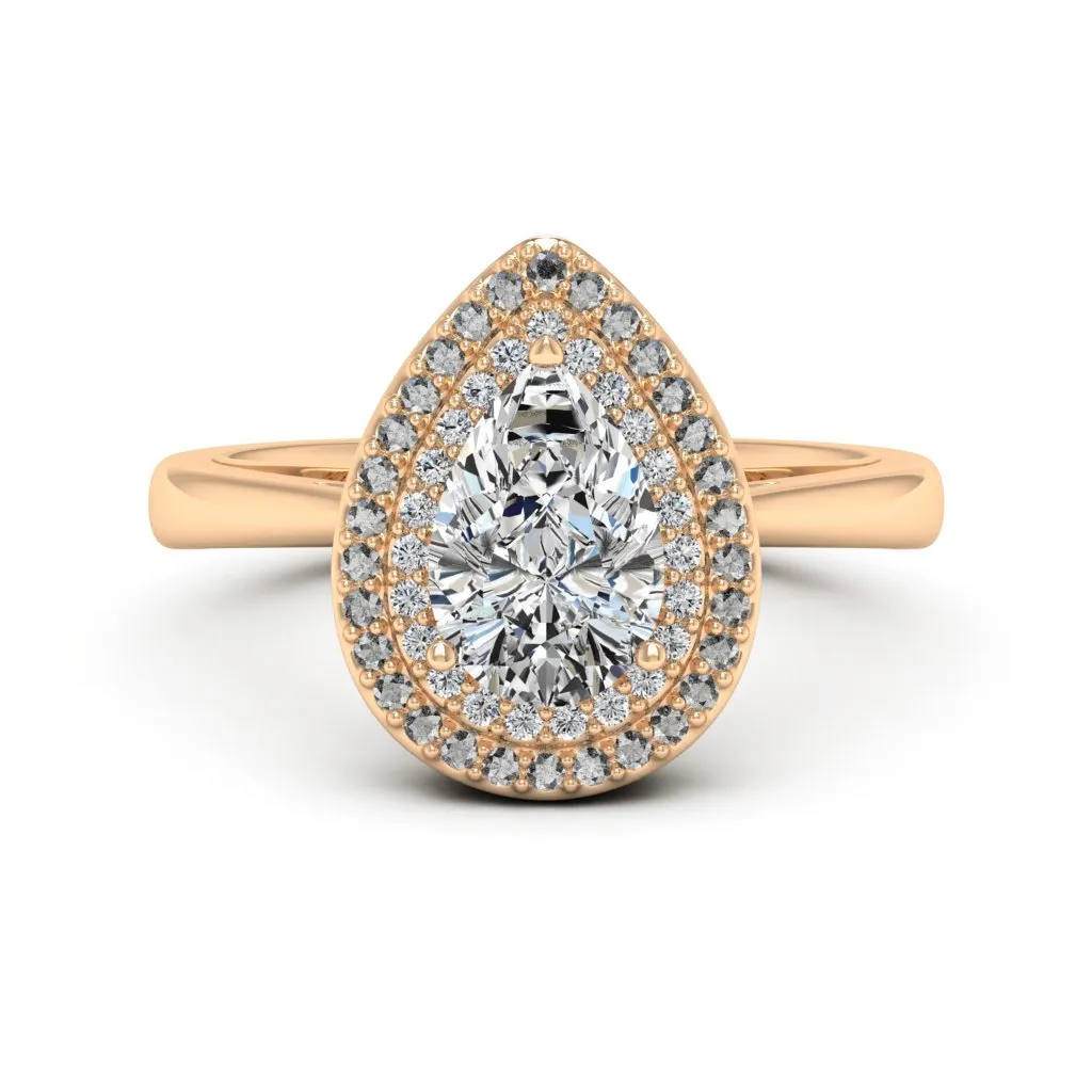 1.77 d.e.w cts Heather Moissanite Ring