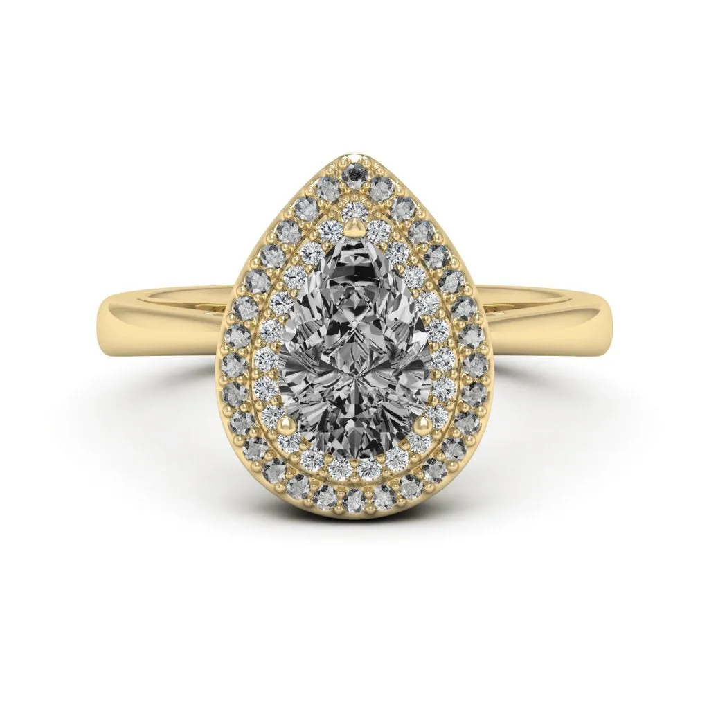 1.77 d.e.w cts Heather Moissanite Ring