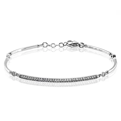 18K White Gold Diamond Bracelet