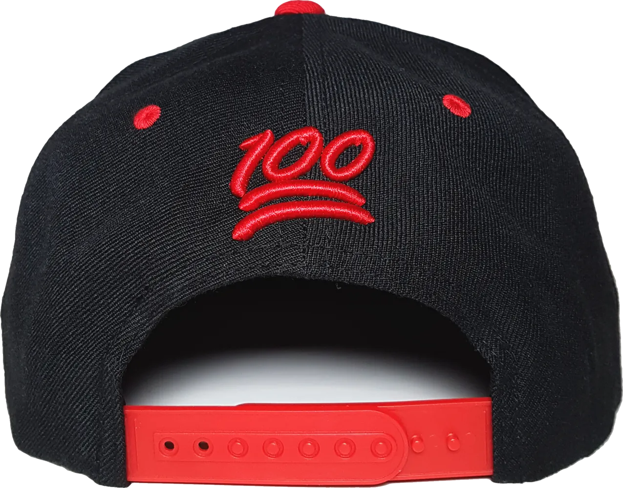 313 Snapback 100 Emoji Inspired Black Red