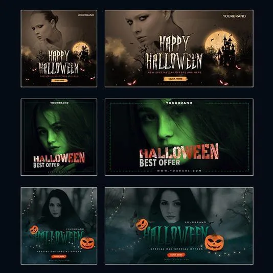 40 - Halloween Facebook Banners