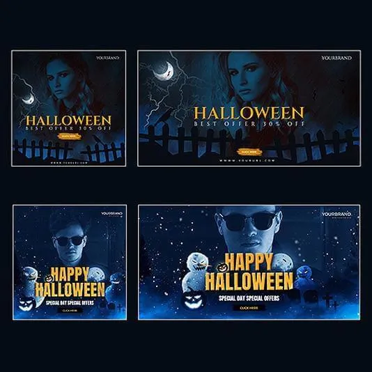 40 - Halloween Facebook Banners