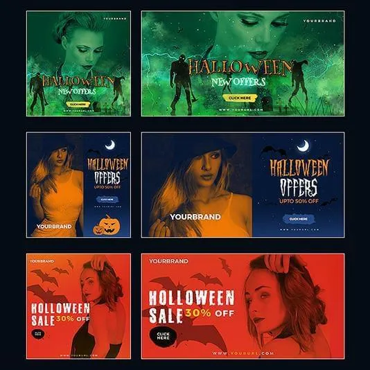 40 - Halloween Facebook Banners