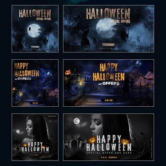 40 - Halloween Facebook Banners