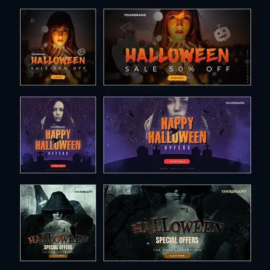 40 - Halloween Facebook Banners