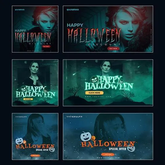 40 - Halloween Facebook Banners