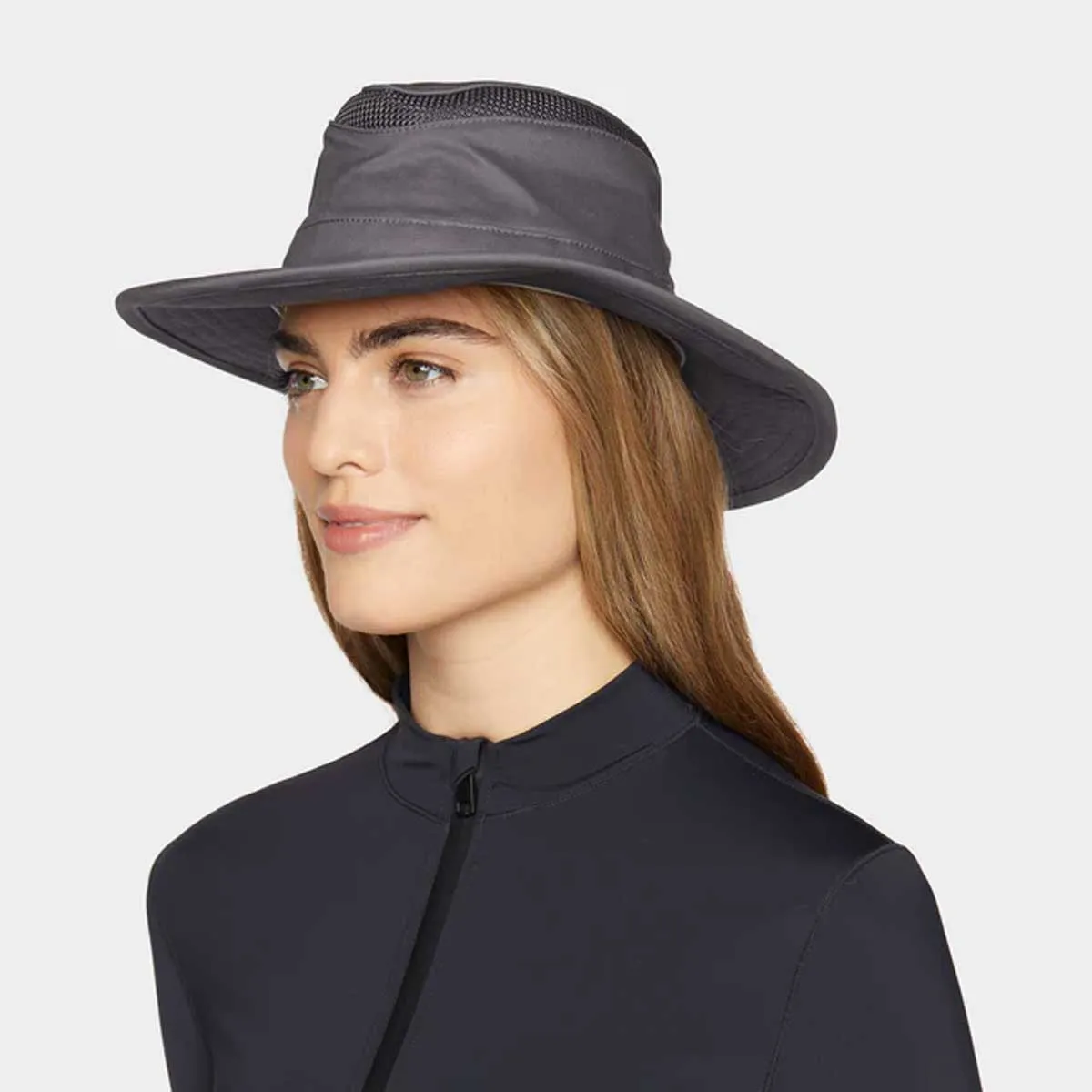 40% OFF TILLEY T4MO-1 AIRFLO Hiker's Hat - Grey - Size: 58cm - 7 1/4