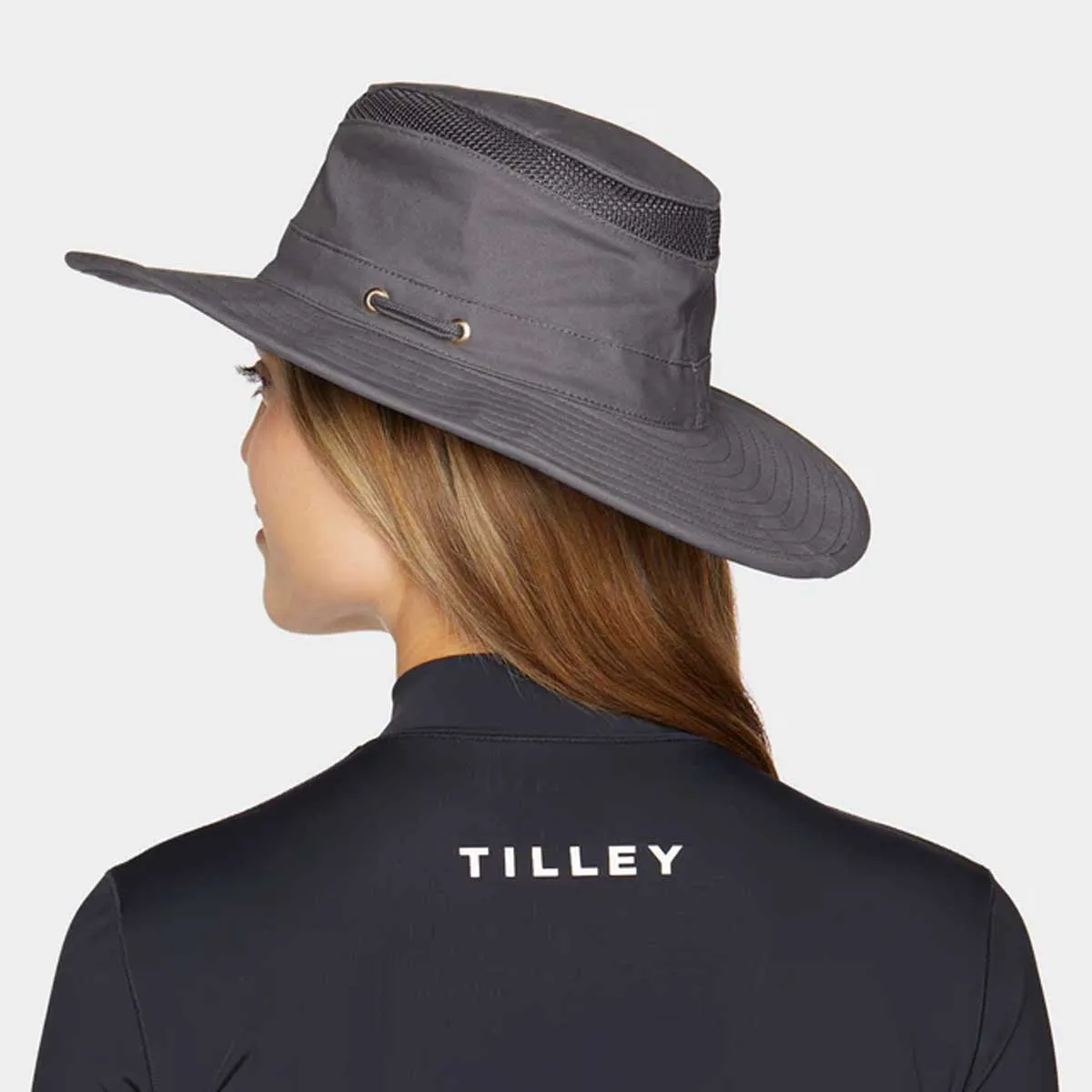 40% OFF TILLEY T4MO-1 AIRFLO Hiker's Hat - Grey - Size: 58cm - 7 1/4