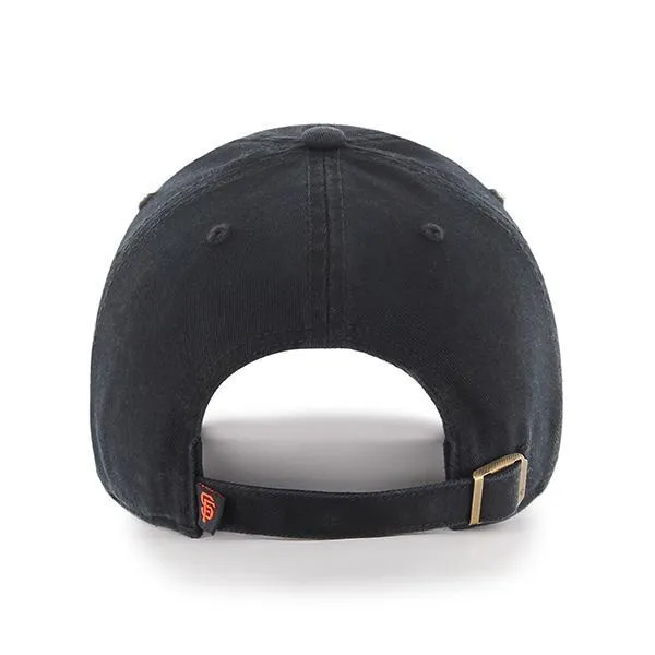 47 BRAND ADULT SAN FRANCISCO GIANTS BLACK 47 CLEAN UP HAT