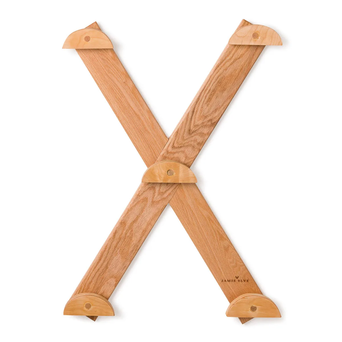 5-PEG SOLID WOOD HAT RACK