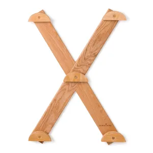 5-PEG SOLID WOOD HAT RACK