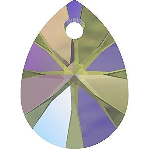 6128 Swarovski XILION Mini Pear Pendants