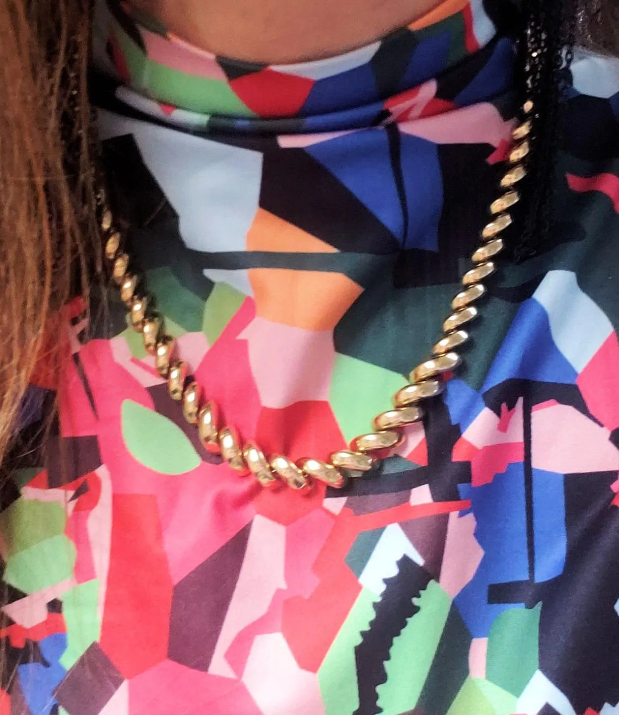 9.7-6mm Tapered Italian San Marco Necklace In 14k Yellow Gold