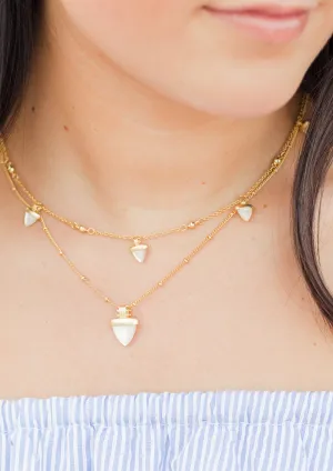 Aegean Necklace, Ivory Mother of Pearl