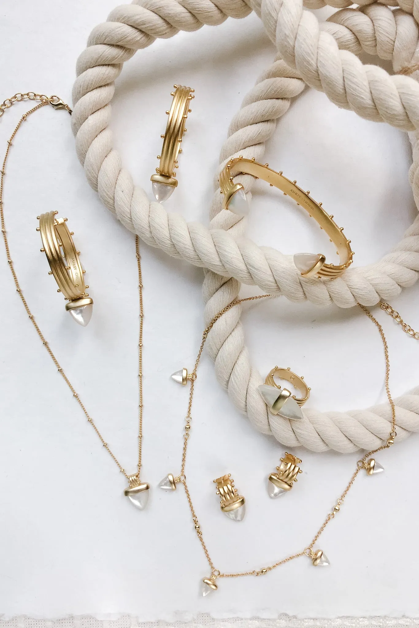 Aegean Necklace, Ivory Mother of Pearl