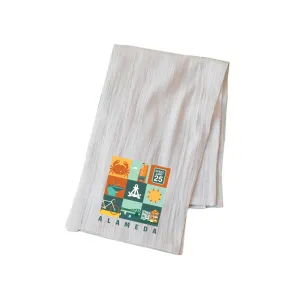 ALAMEDA BLOCKS FLOUR SACK KITCHEN TOWEL