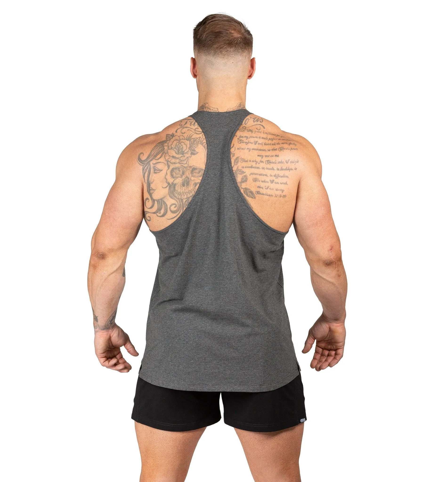 Alpha T-Back Singlet II - Charcoal