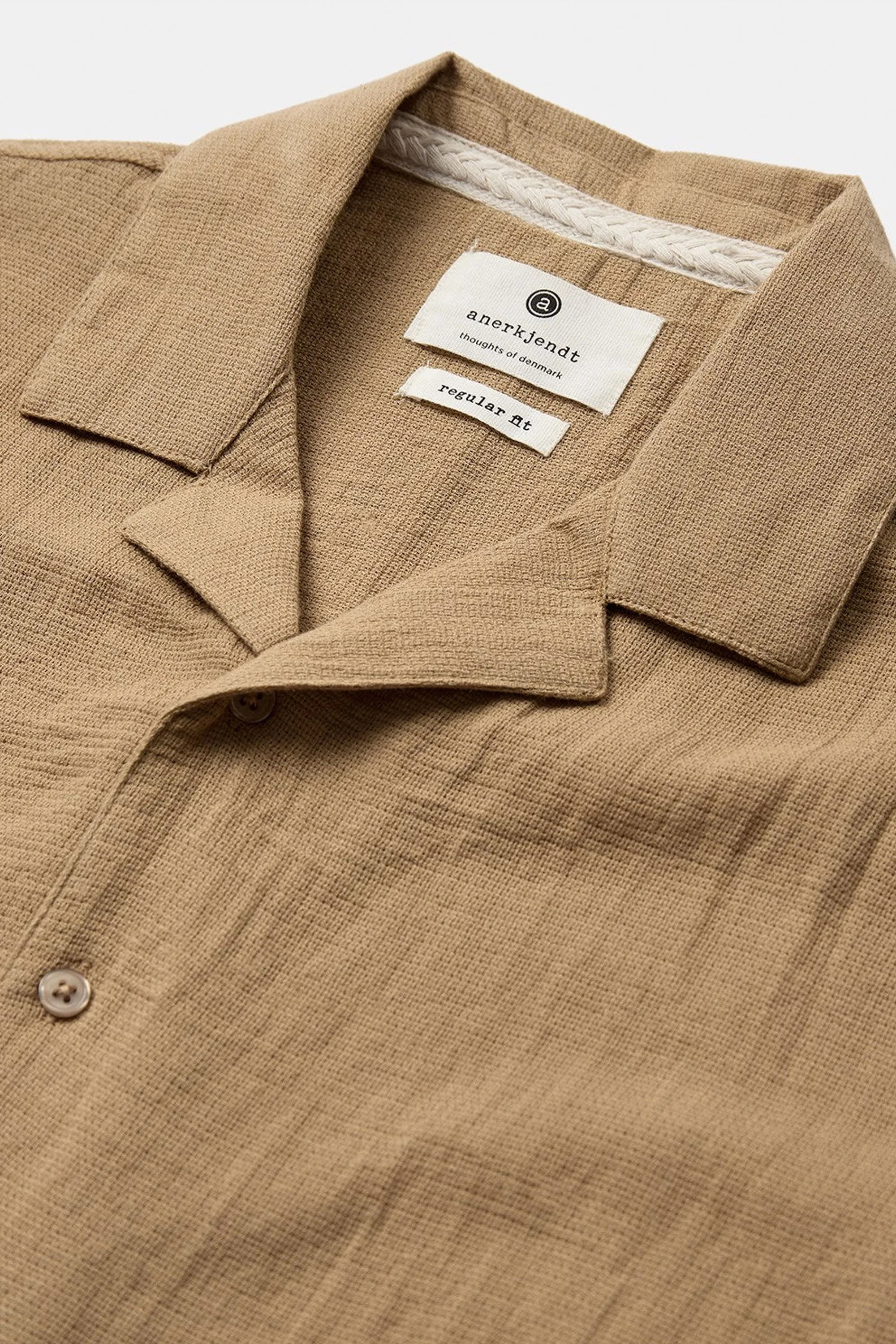 ANERKJENDT - AKLEON STRUCTURE SHIRT - INCENSE