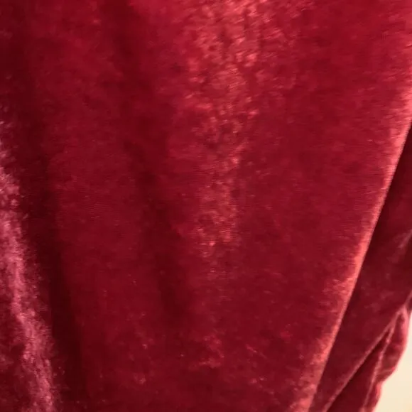 Anthropologie Melody Velvet Tunic Dress Pink Raspberry Small Mini Date Valentine