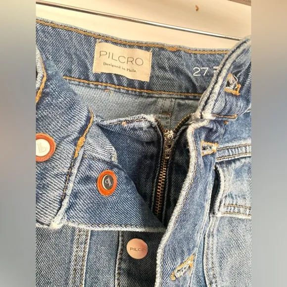 ANTHROPOLOGIE Pilcro Country Denim Skort