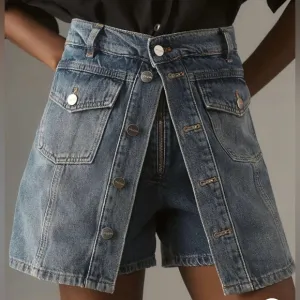 ANTHROPOLOGIE Pilcro Country Denim Skort