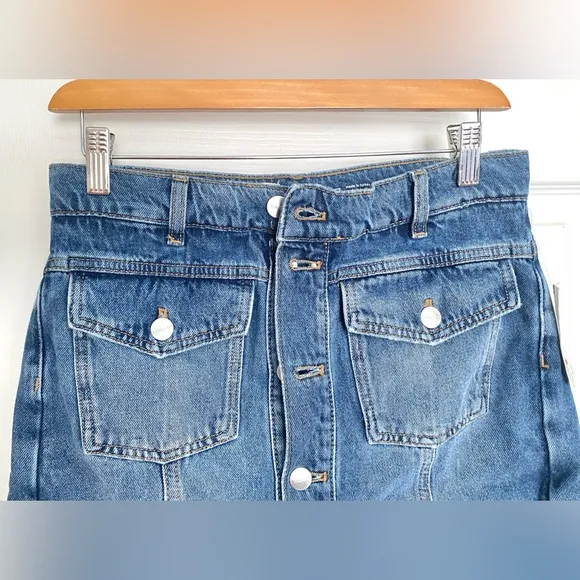 ANTHROPOLOGIE Pilcro Country Denim Skort