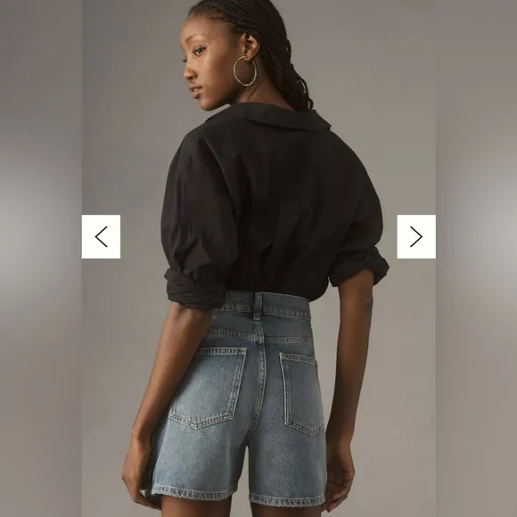 ANTHROPOLOGIE Pilcro Country Denim Skort