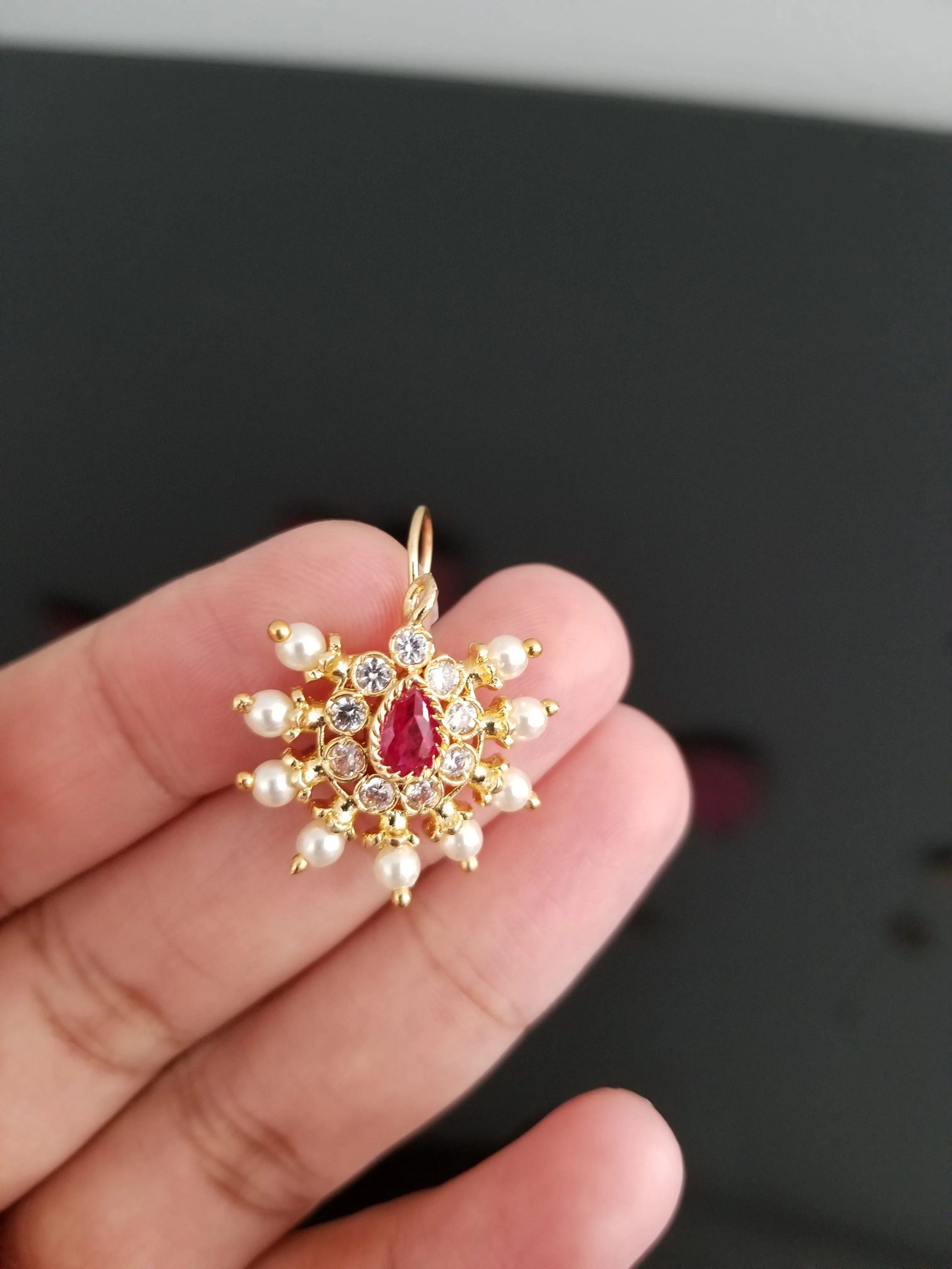 Antique Delicate Earring With Gold Plating 229
