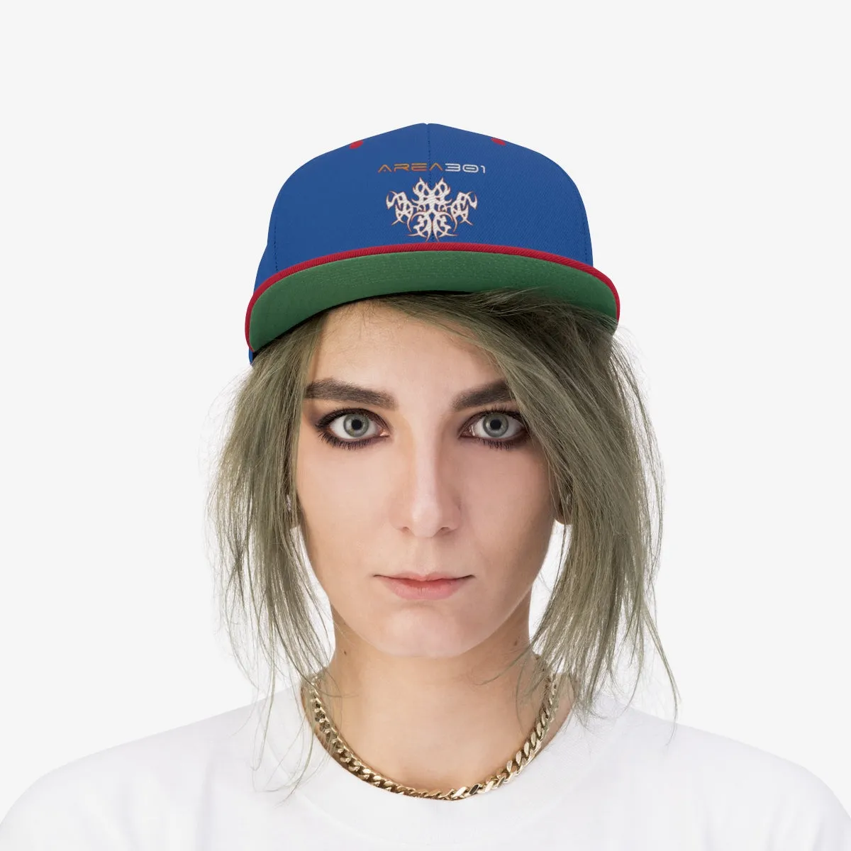 Area 301 Logo - Unisex Flat Bill Hat