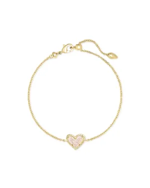 ARI HEART DELICATE CHAIN BRACELET