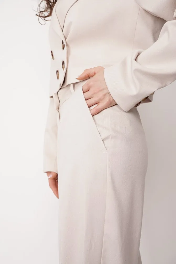 Aspen Trousers Ecru