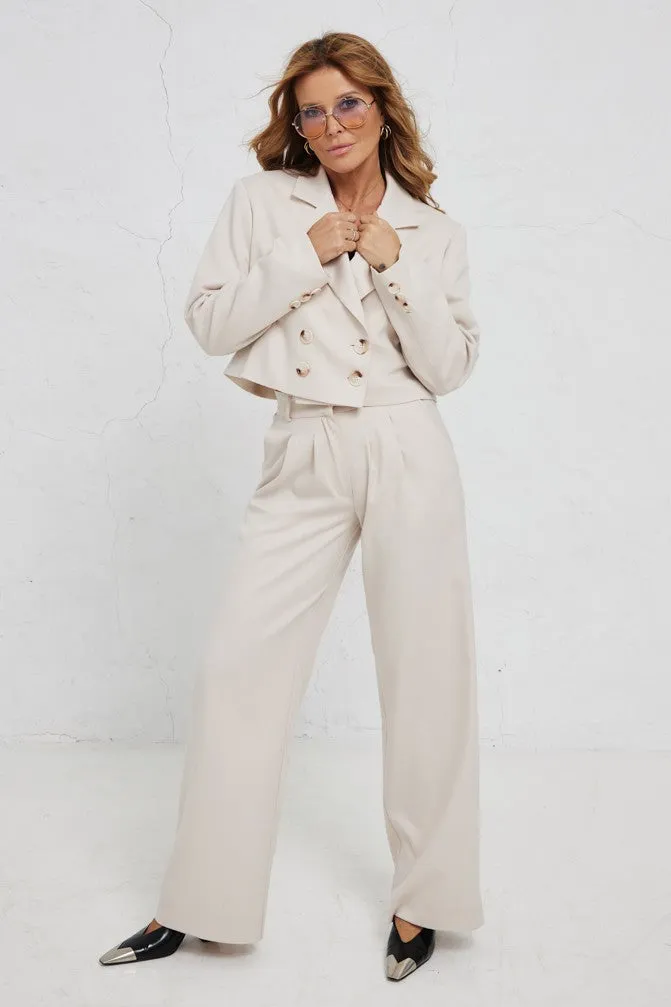 Aspen Trousers Ecru