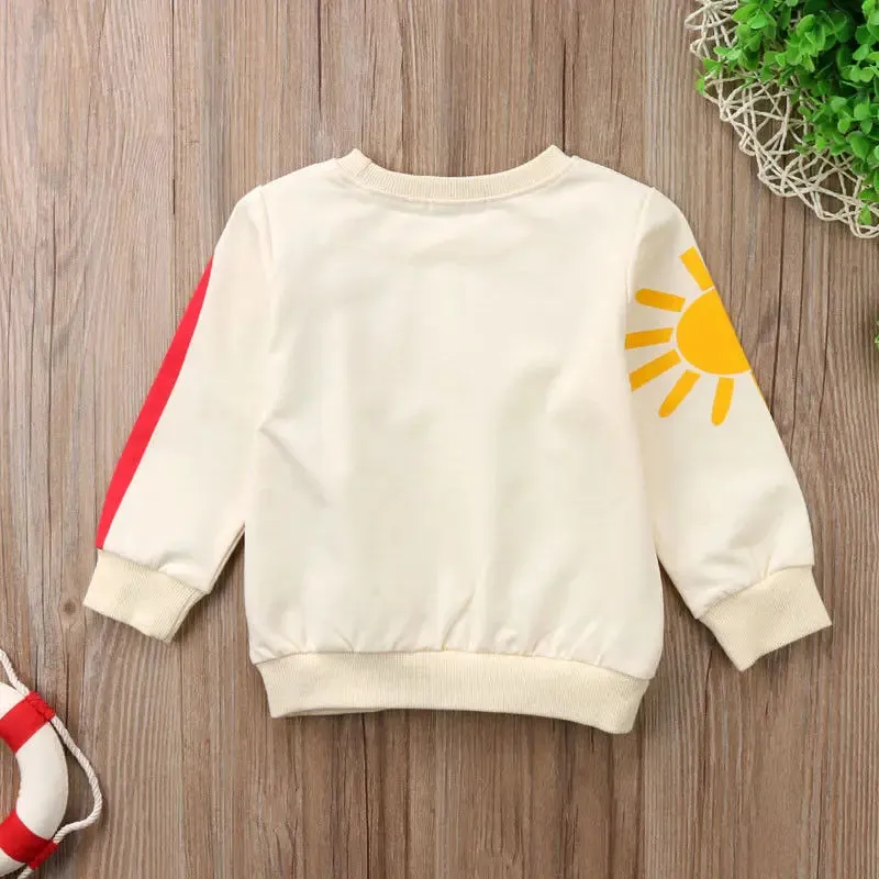 baby Girl Rainbow Tassel T-Shirt