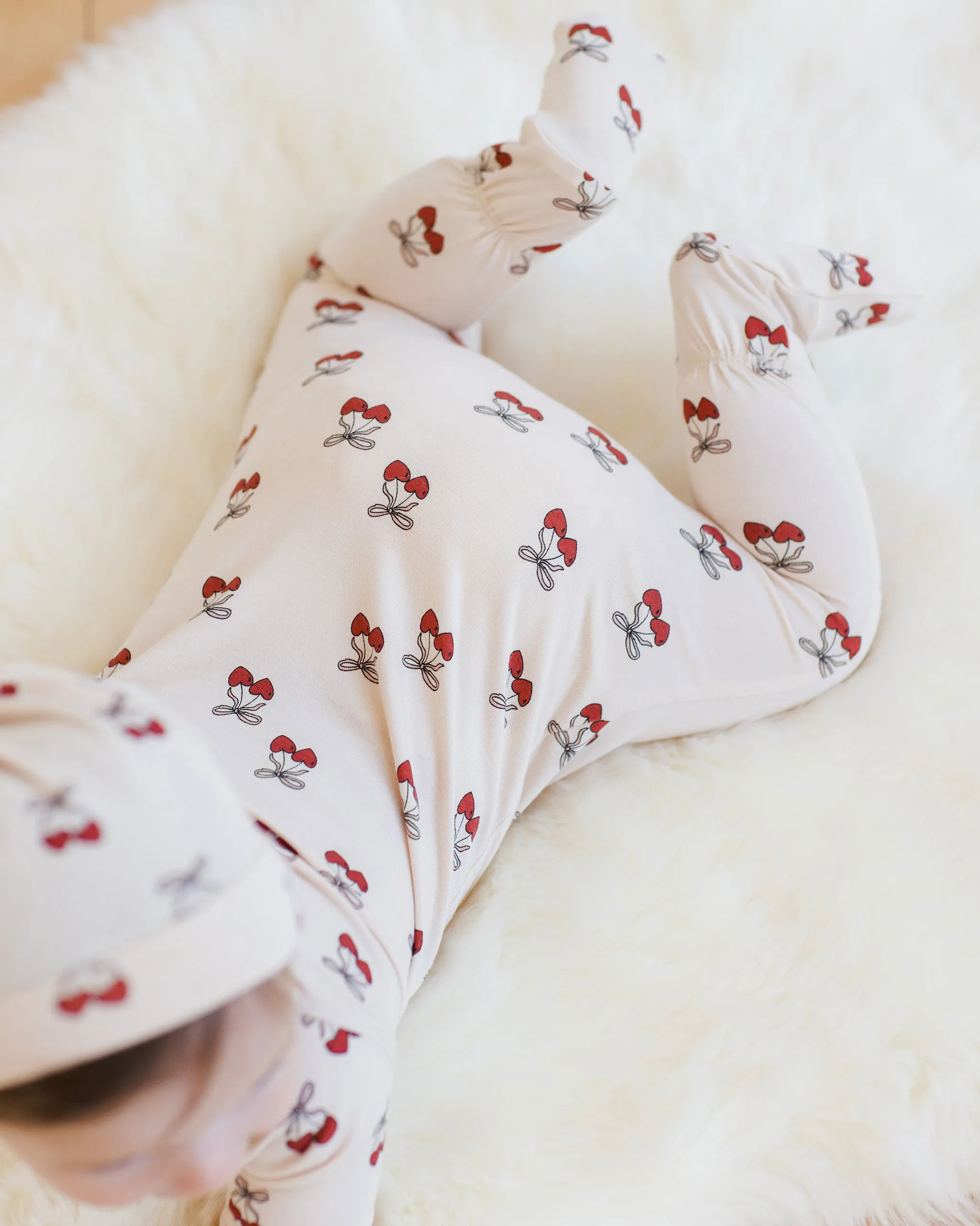 Bamboo Swaddle & Knotted Hat || Mon Amour
