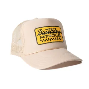 'Banner’ Foam Trucker Hat - Off White