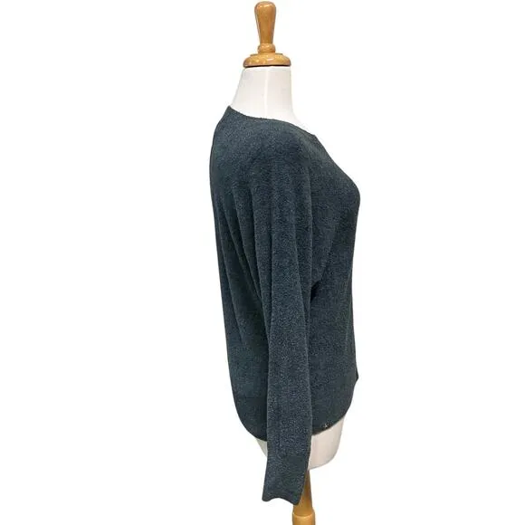 Barefoot Dreams Sweater Sz XS CozyChic Lite Seamed Dolman Pullover Jade Casual
