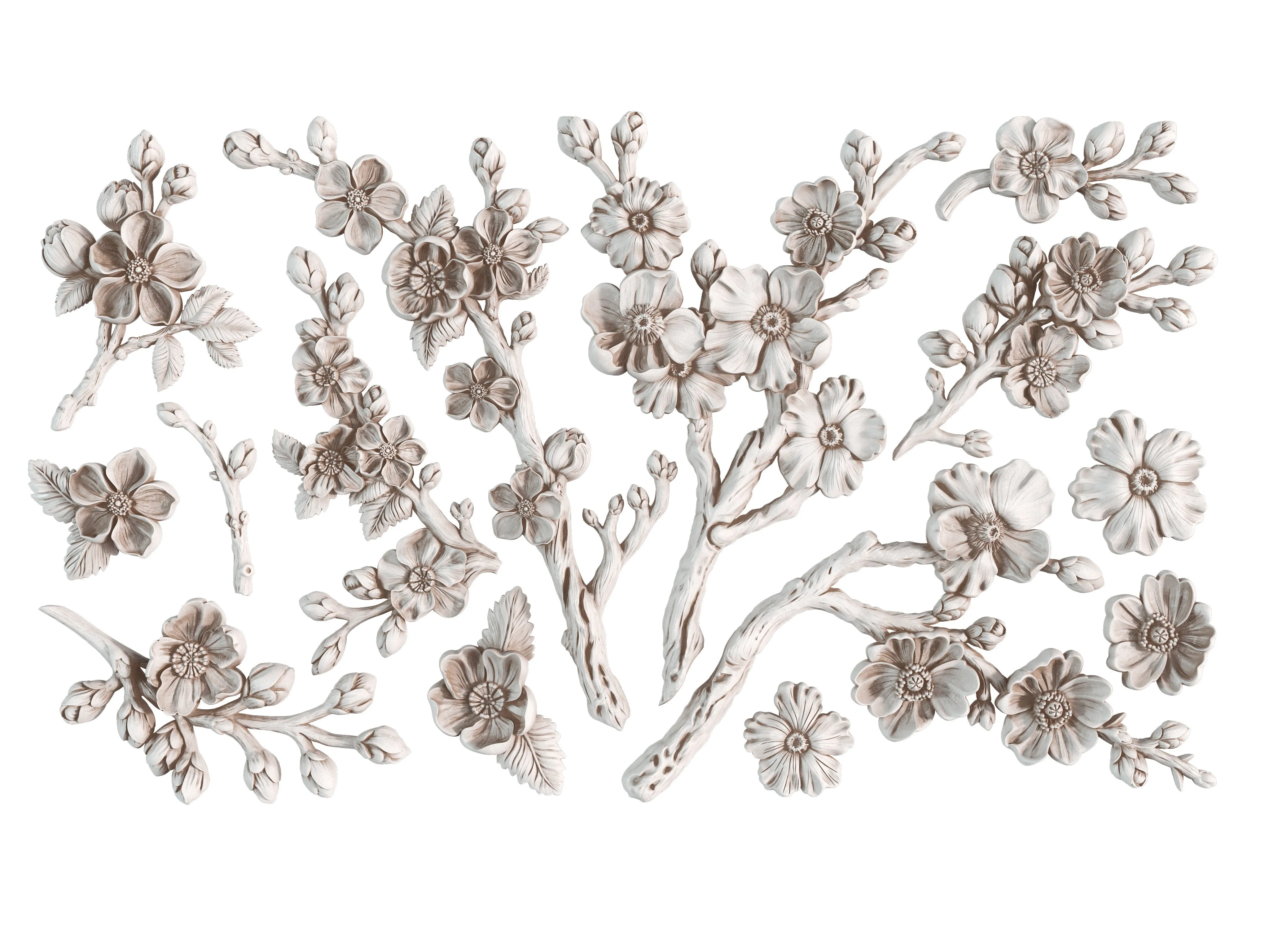 Blossom 6"x10" - IOD Decor Mould™ - Iron Orchid Designs