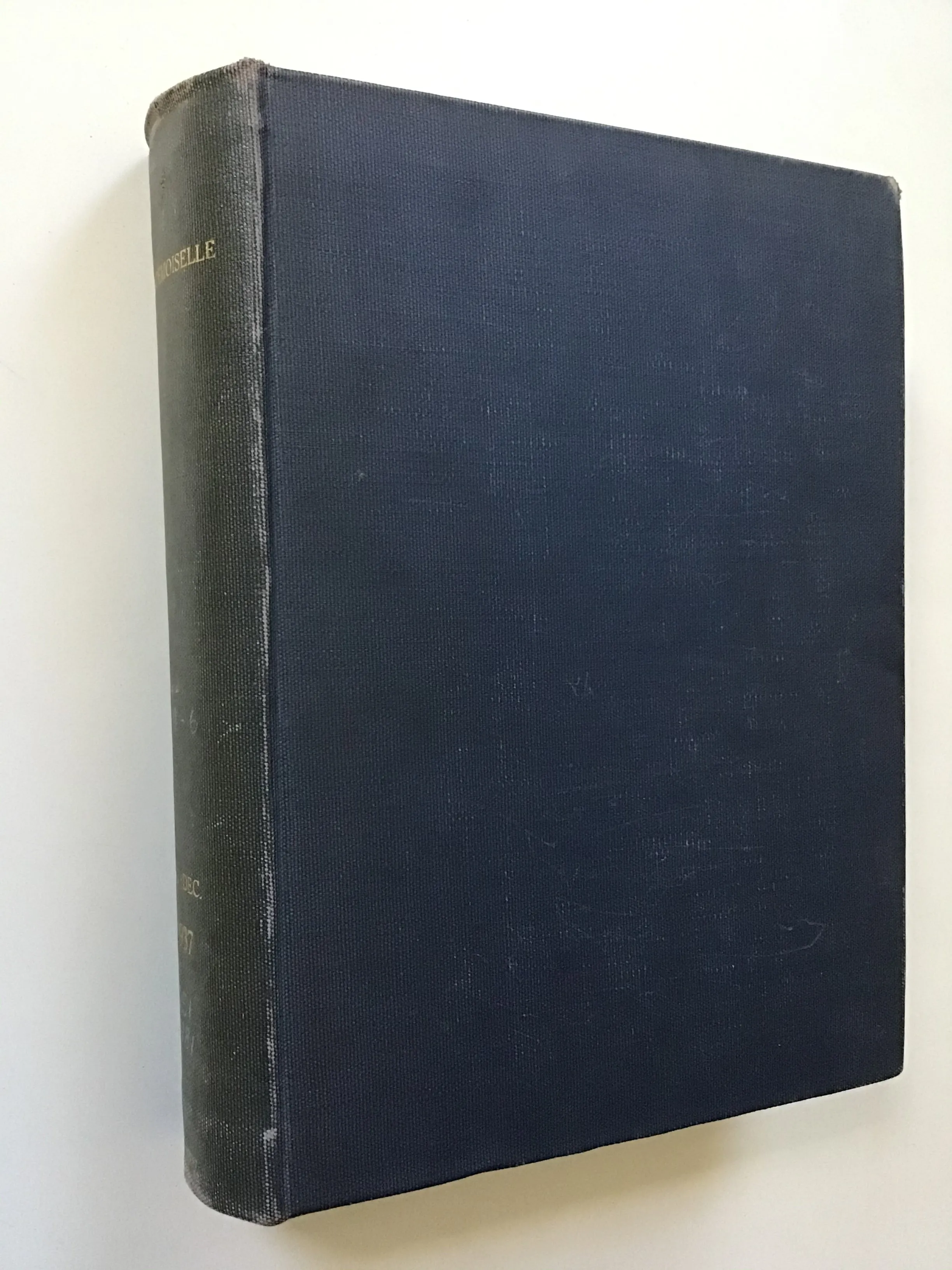 Bound volume of Mademoiselle magazine, 1937