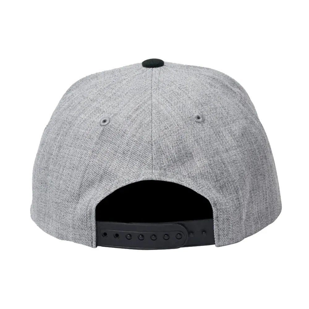 Brixton - Crest C MP Snapback Heather Grey/Black