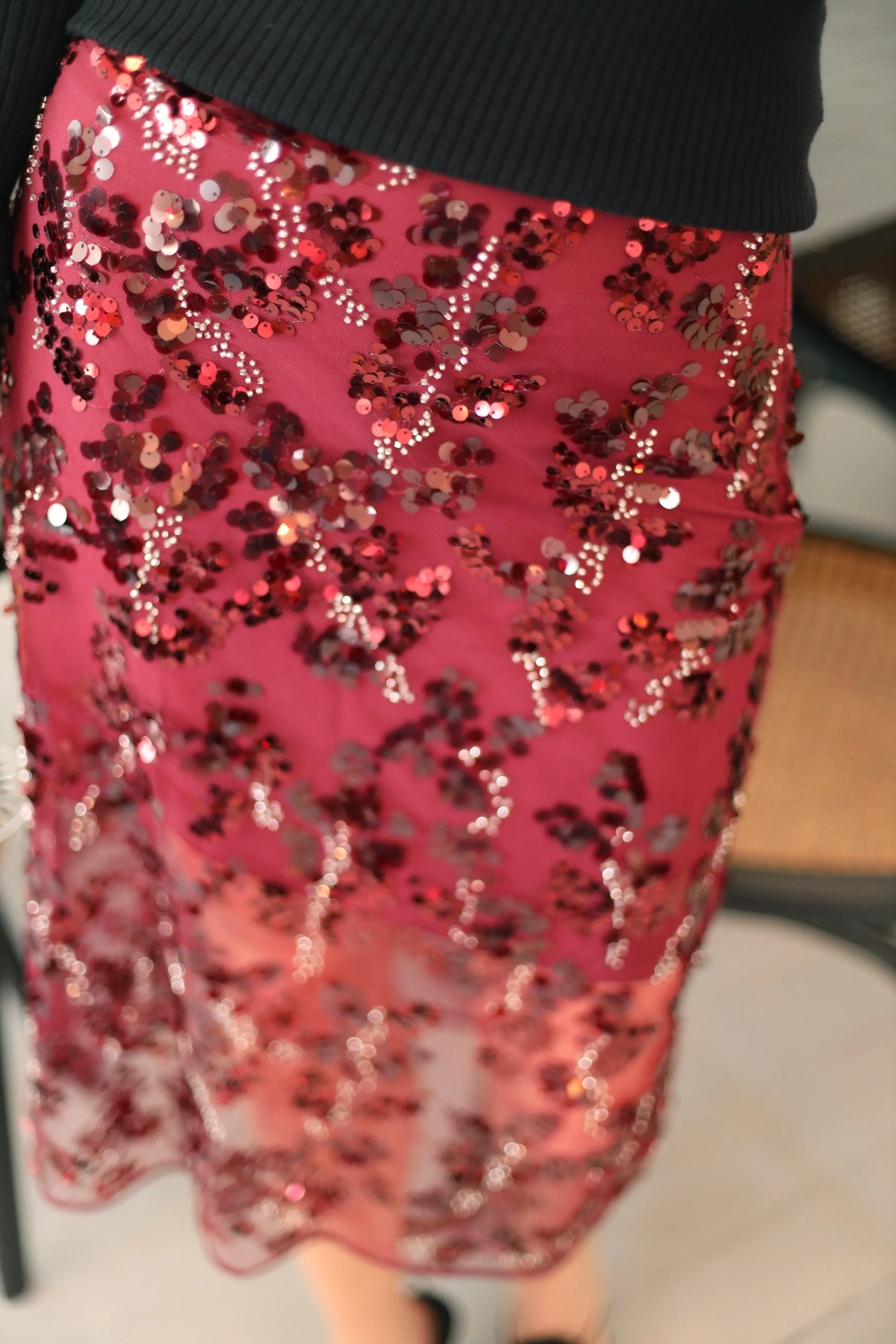 Brooklyncras Skirt - Bordeaux