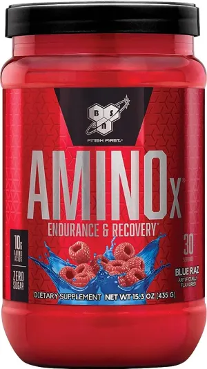 BSN AMINO X 435G BLUE RAZ SERV 30
